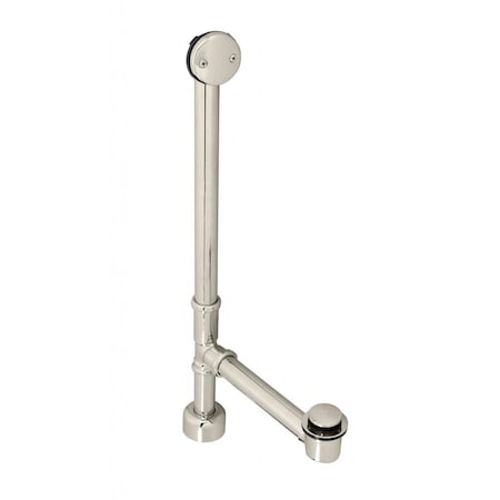 Tip Toe All Exposed Bath Waste - 22 Make-Up In Polished Nickel